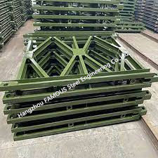 中国 長さ4.5m ベイリーブリッジパネル ホットディップガルバン化鋼包装容器 サプライヤー