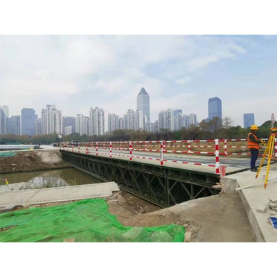 中国 デッキの非常時に備えて連続的な鋼鉄トラス橋速い配達モジュラー ベイリー サプライヤー