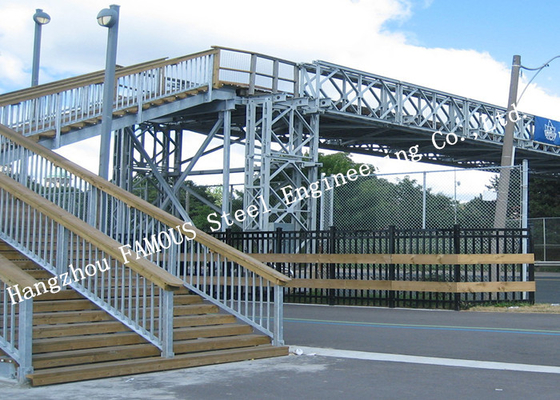 中国 混凝土 の 敷地 敷地 舗装 さ れ た 歩行 橋 と 耐久 性 の 鉄板 の 護線 サプライヤー