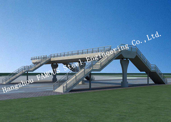 中国 現代構造のプレハブの歩道橋の一時的な使用ヨーロッパ規格 サプライヤー
