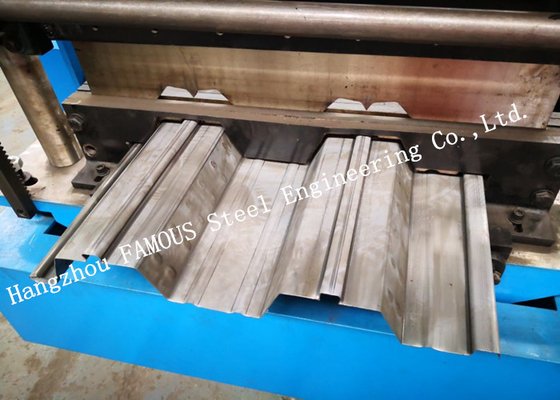 中国 床平板のシステム設定のための電流を通された鋼鉄合成の金属のDeckingの型枠 サプライヤー
