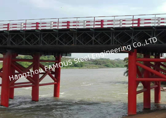 中国 12ヶ月 鋼鉄・ベイリー・オーバーパス・ブリッジ 設置 ボルト接続 サプライヤー