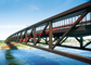 長いスパンの金属のプレハブの鋼鉄トラス歩道橋のオーバークロッシング Q345B - Q460C サプライヤー