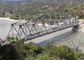モジュラーDetlaの構造スチールのトラス橋の電流を通された表面7.6mの幅 サプライヤー