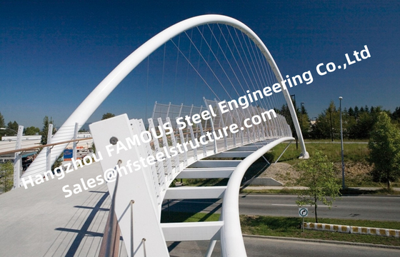 中国 インフラストラクチャのための長さ500mの耐久性のある構造鋼橋 サプライヤー