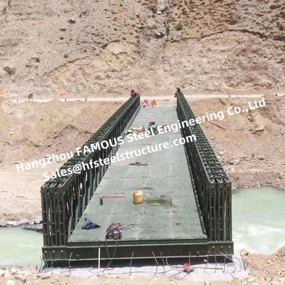 中国 プレハブのプロジェクトのデルタ橋トラス一時的なベイリー ライトQ345B鉄骨構造 サプライヤー