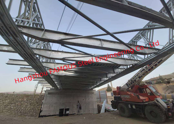 中国 すくいの熱い電流を通された鋼鉄歩道橋の表面の保護薄い灰色色 サプライヤー