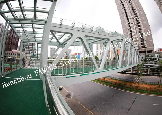 中国 カスタマイズされる歩道橋のOvercrossモジュラー プレハブの鉄道Q345Bの鋼鉄 サプライヤー