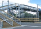 都市観光のプレハブの歩道橋の鉄骨構造のSkywalkの手すりの金属橋 サプライヤー